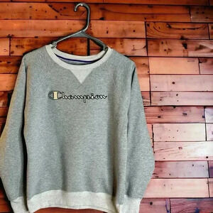 Champion Authentic Athletic Wear Women's Small  Pullover Spellout Sweatshirt